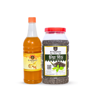 Black Chia Seeds Honey Juice Combo (Black Chia Seeds+Lichu Honey)
